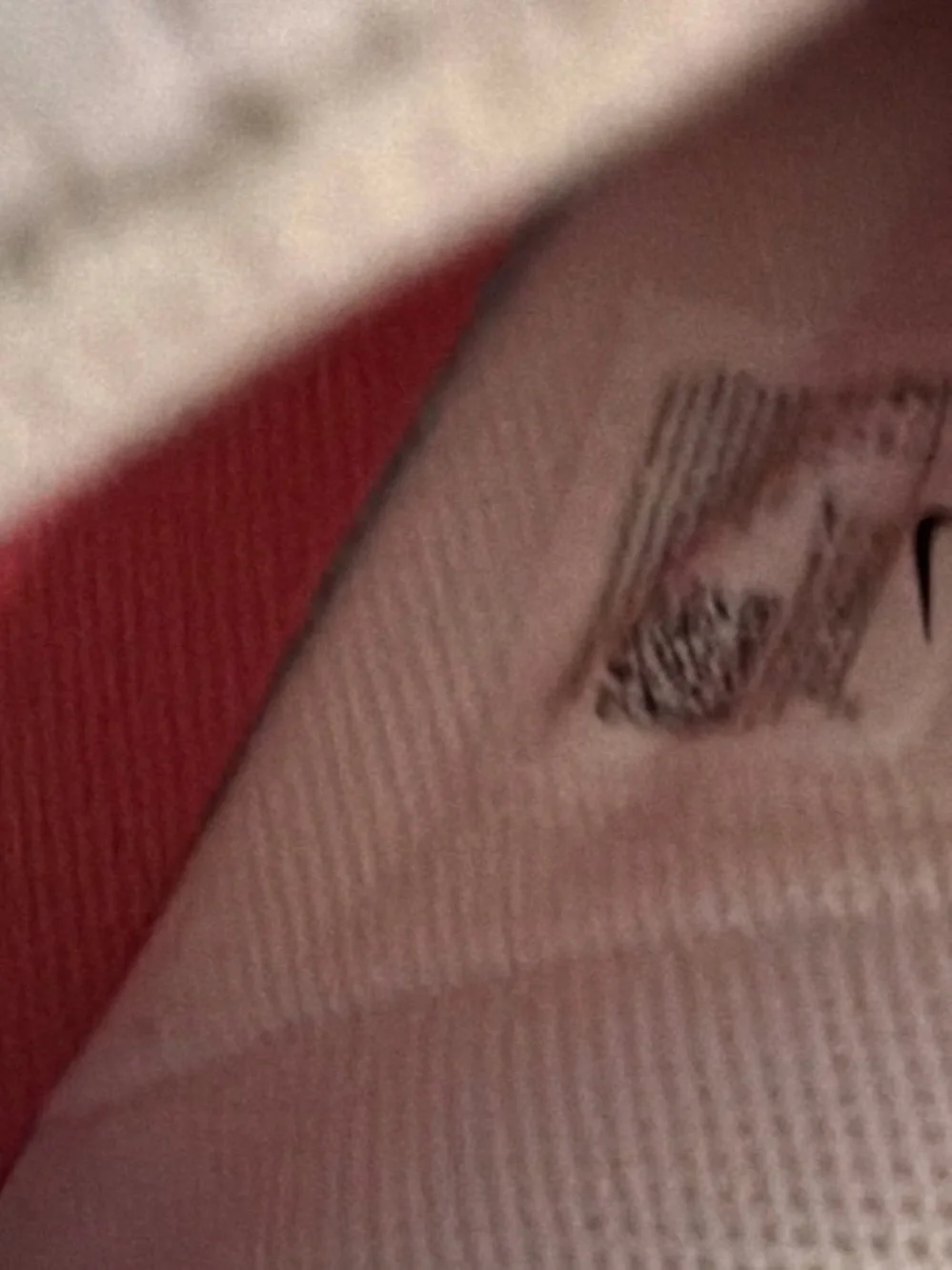 Nike Women's Athletic Shoes White with Red Accents - Picture 3 of 9
